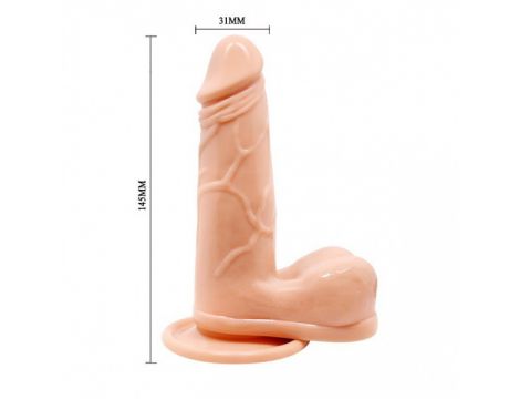 Wibrator realistyczny Baile Barbara Genie 14,5cm z przyssawką - 6
